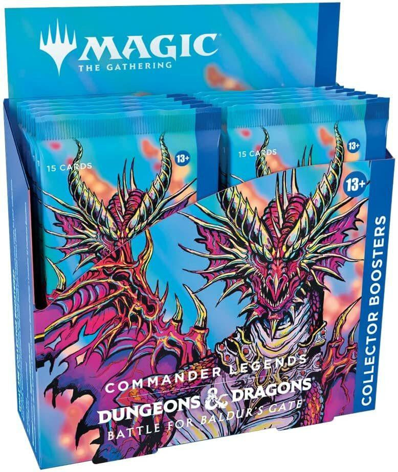 Wizards of the Coast Magic the Gathering CCG Commander Legends- Battle for Baldurs Gate Collector Booster Display