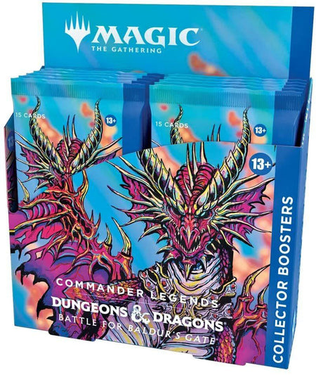 Wizards of the Coast Magic the Gathering CCG Commander Legends- Battle for Baldurs Gate Collector Booster Display