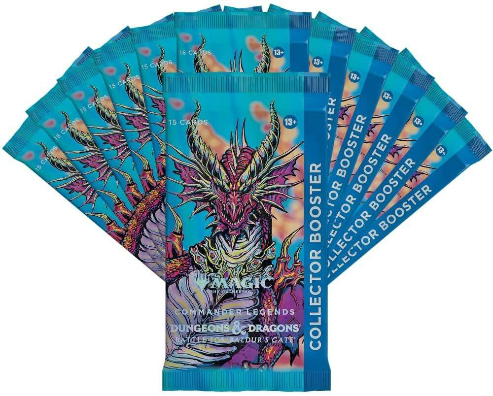 Wizards of the Coast Magic the Gathering CCG Commander Legends- Battle for Baldurs Gate Collector Booster Display