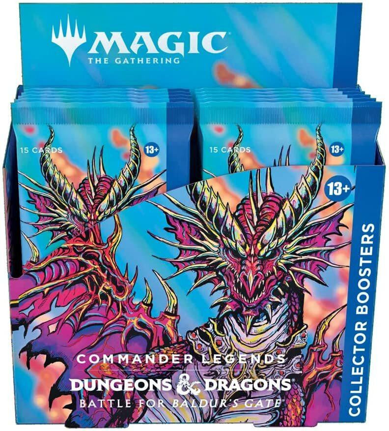 Wizards of the Coast Magic the Gathering CCG Commander Legends- Battle for Baldurs Gate Collector Booster Display