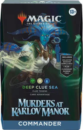 Magic the Gathering CCG: Murders at Karlov Manor - Deep Clue Sea Commander Deck
