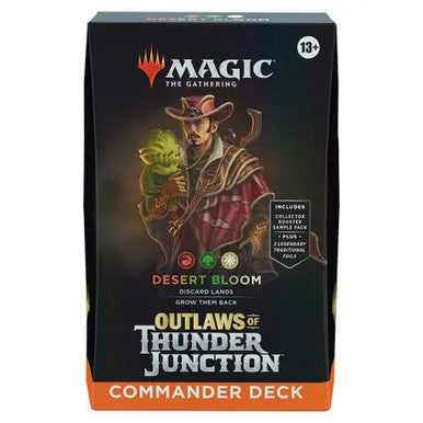 Magic the Gathering CCG: Outlaws of Thunder Junction - Desert Bloom Commander Deck