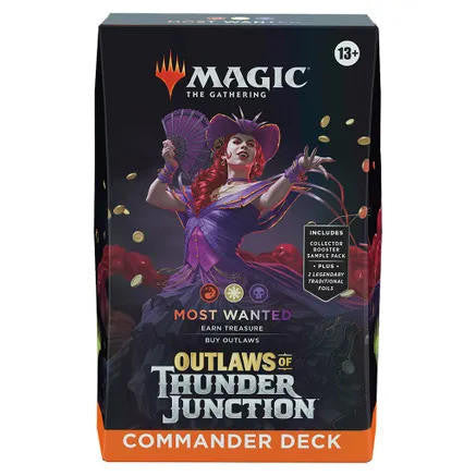 Wizards of the Coast Magic the Gathering CCG: Outlaws of Thunder Junction -  Most Wanted Commander Deck 