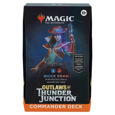 Magic the Gathering CCG: Outlaws of Thunder Junction - Quick Draw Commander Deck