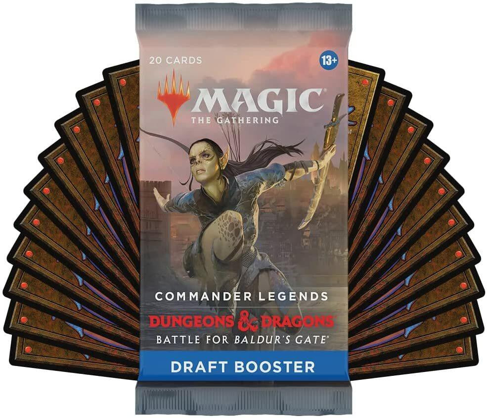 Wizards of the Coast Magic the Gathering Commander Legends- Battle for Baldurs Gate Draft Booster Display
