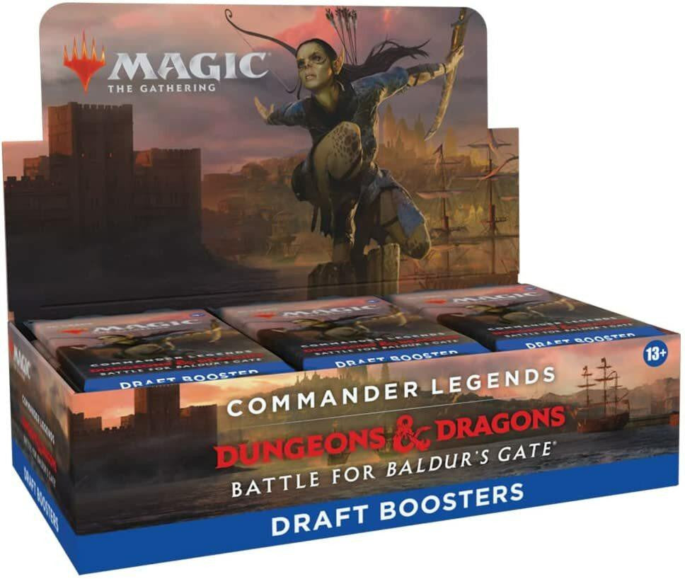 Wizards of the Coast Magic the Gathering Commander Legends- Battle for Baldurs Gate Draft Booster Display
