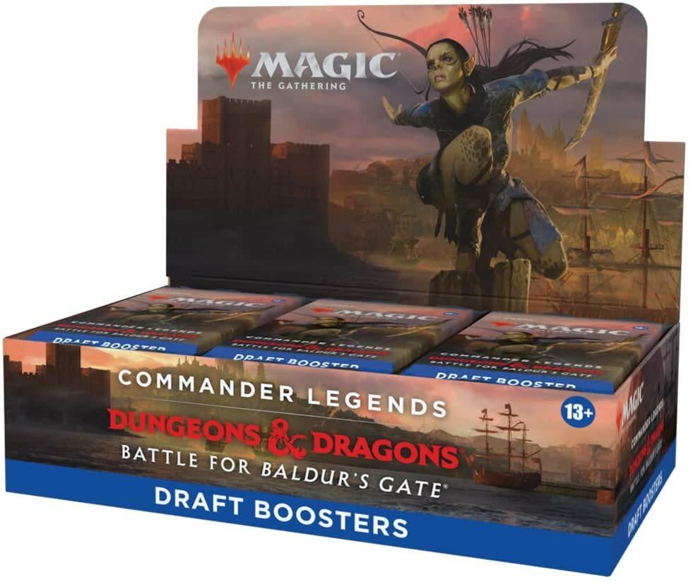 Wizards of the Coast Magic the Gathering Commander Legends- Battle for Baldurs Gate Draft Booster Display