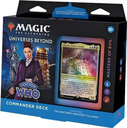 Wizards of the Coast MTG: Universes Beyond- Doctor Who- Commander Deck (Masters of Evil) 