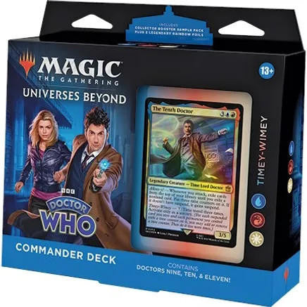 Wizards of the Coast MTG: Universes  Beyond- Doctor Who- Commander Deck (Timey-Wimey) 
