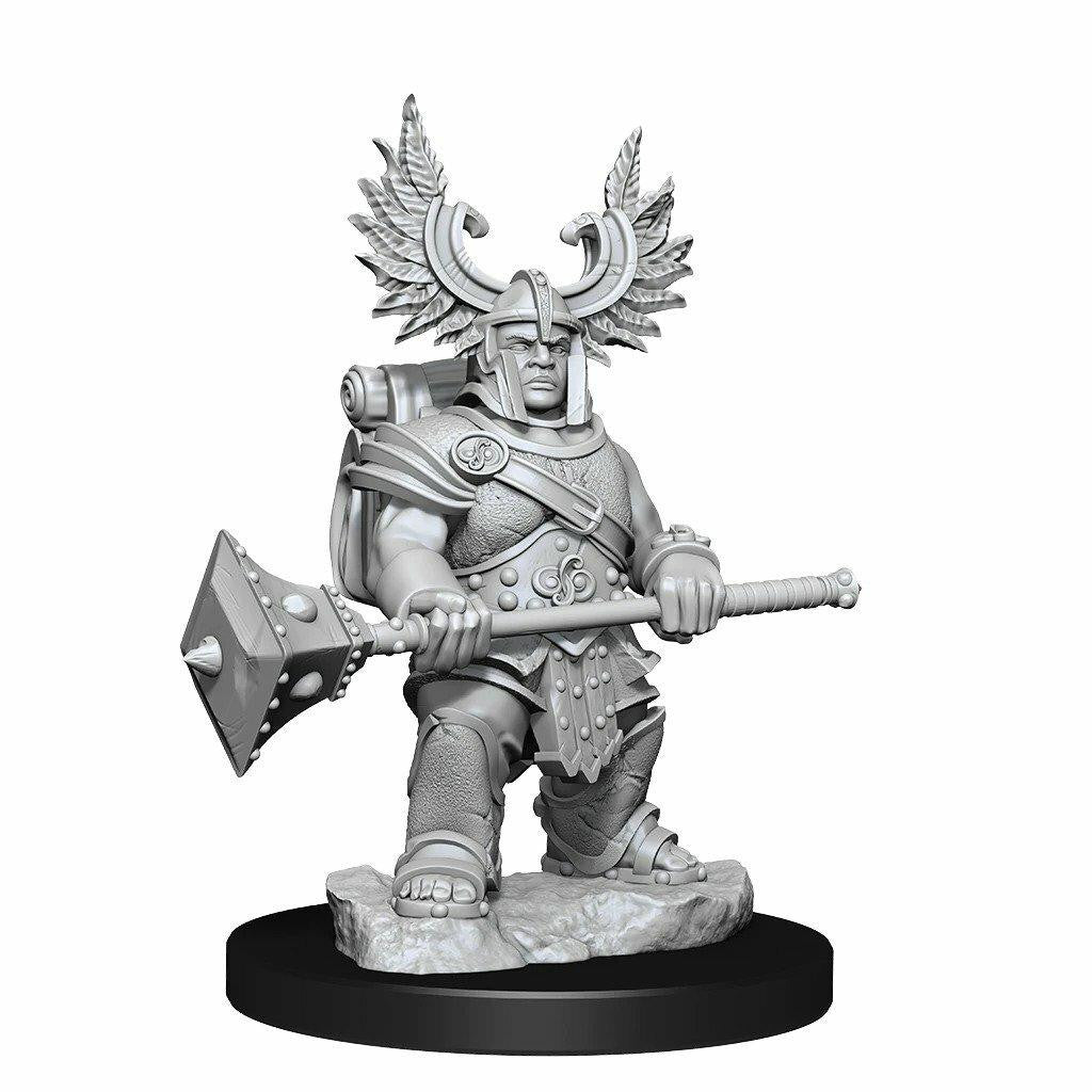 WizKids DandD Frameworks W1 Female Dwarf Barbarian