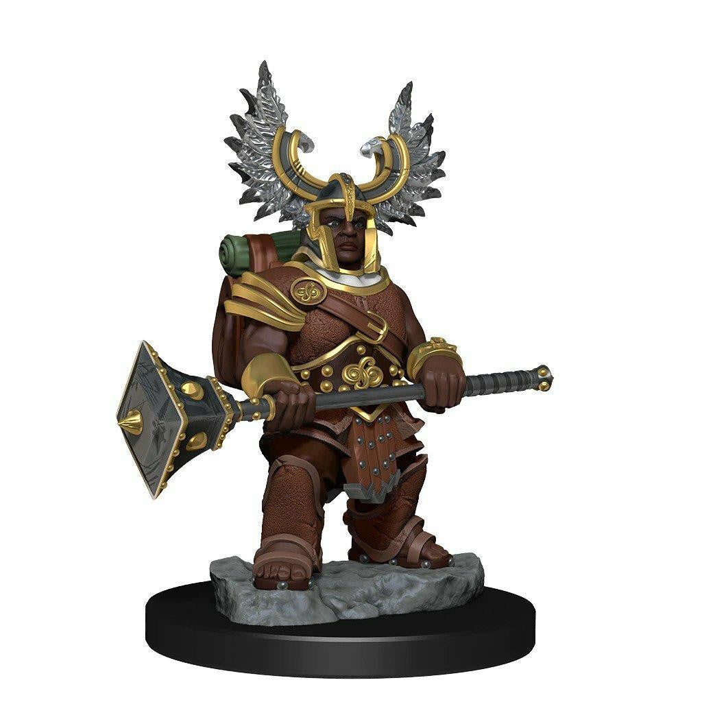 WizKids DandD Frameworks W1 Female Dwarf Barbarian