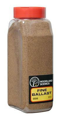 Woodland Scenics Ballast Brown Fine Shaker 1372