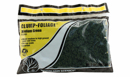 Woodland Scenics Clump Foliage Bag Medium Green 683