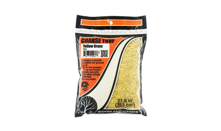 Woodland Scenics Coarse Turf Yellow Grass Bag 61 