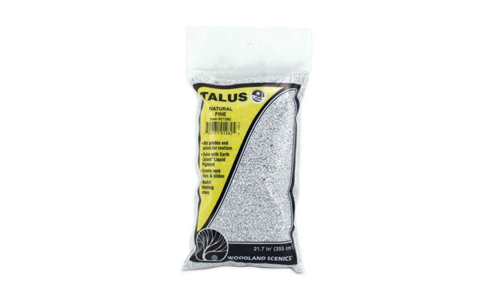 Woodland Scenics Fine Talus Bag Natural 1282