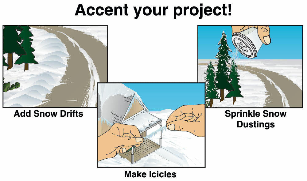 Woodland Scenics Scene-A-Rama Winter Effects Kit 4123