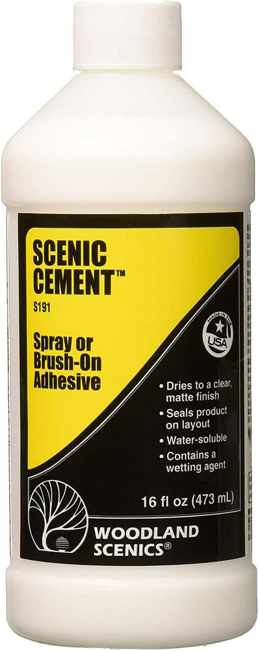 Woodland Scenics Scenic Cement 16oz 191