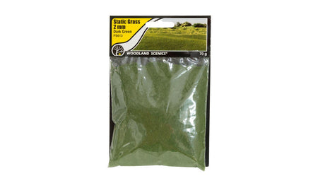 Woodland Scenics Static Grass Dark Green Bag 613