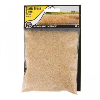 Static Grass Straw Green 7mm 624