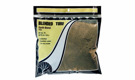Woodland Scenics Turf - Earth Blended Bag 50