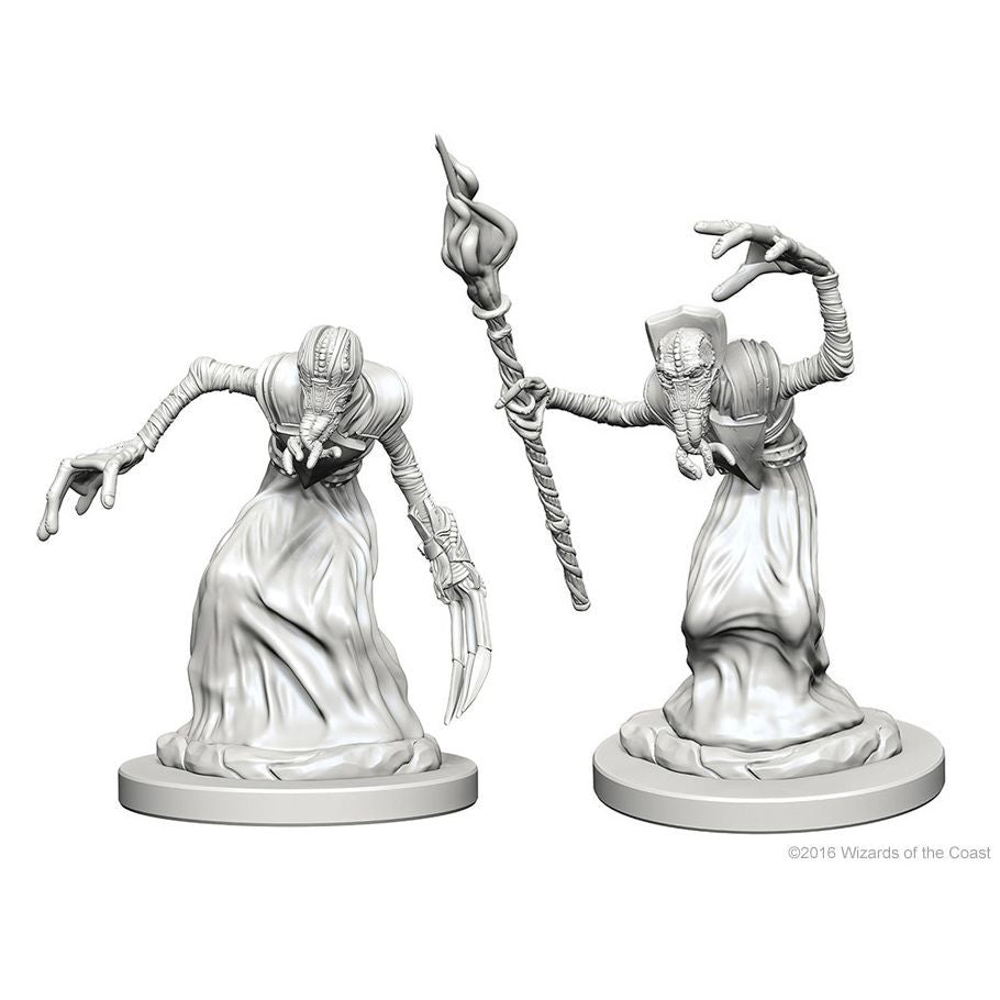 D&D: Nolzur's Marvelous Minis: Mindflayers W1 (Unpainted)