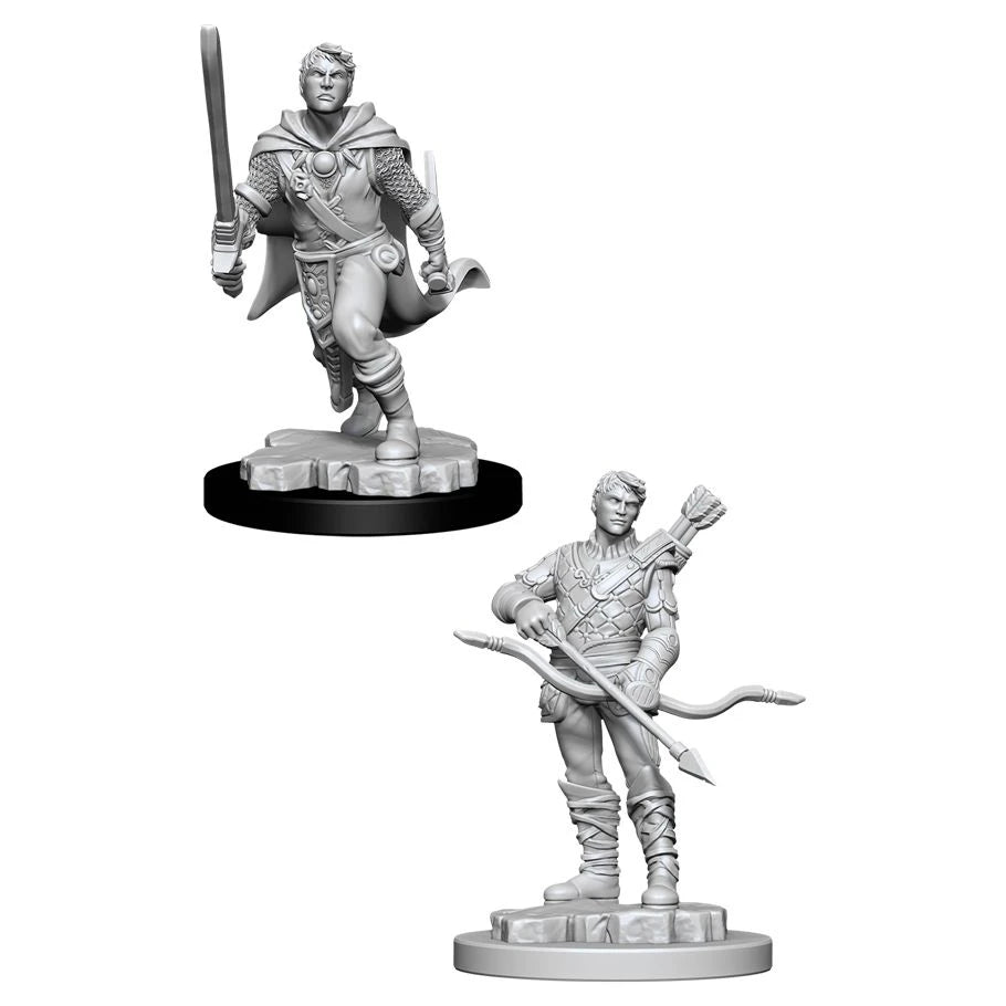 Figurine Elfe Druide Mâle Non Peinte – Nolzur's Marvelous – Parfaite Pour Donjons & Dragons