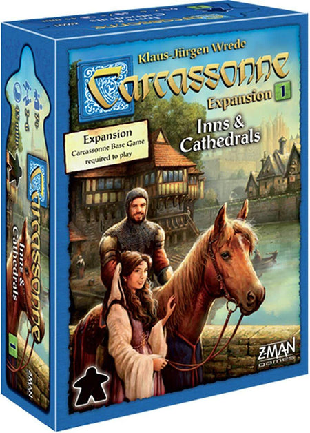 Z-Man Games Carcassonne Exp 1 Inns and Cathedrals