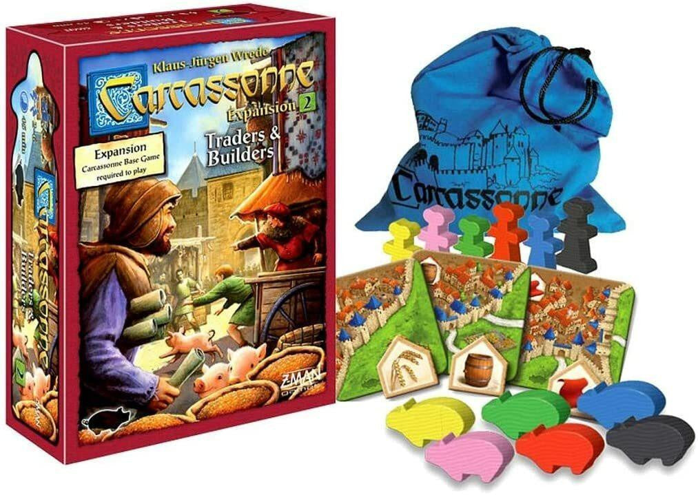 Z-Man Games Carcassonne Exp 2 Traders and Builders