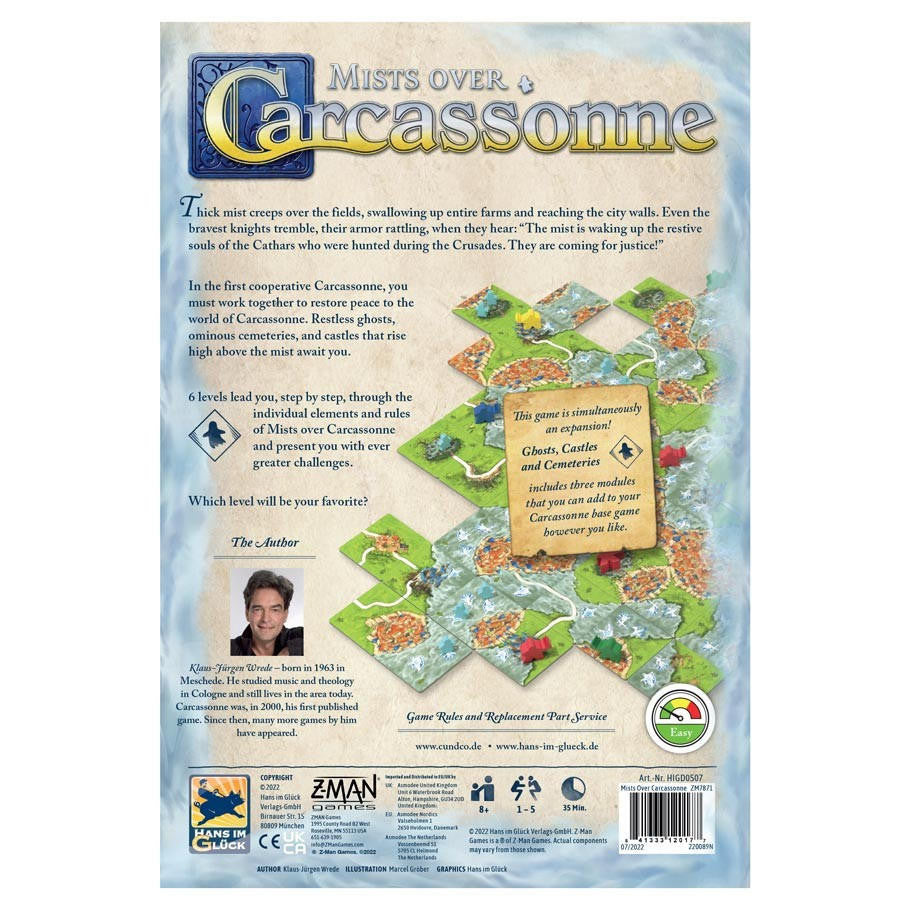 Z-Man Games Mists Over Carcassonne 