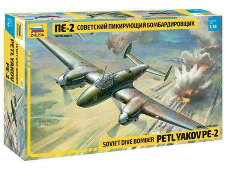 Zvezda 1/48 Petlyakov Pe-2 Soviet Heavy Fighter 4809