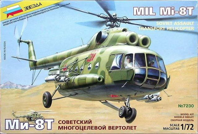 Zvezda 1/72 MI-8T HIP-C Multi-Role Helicopter 7230