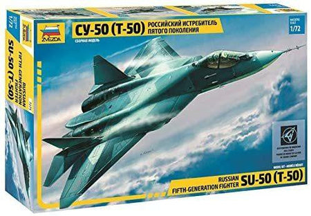 Zvezda 1/72 Sukhoi Su-50 T-50 Russian 5th Gen Fighter 7275